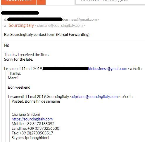 Redirect Mail Italy 167